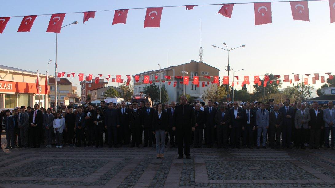 Ulu Önderimiz Mustafa Kemal ATATÜRK, aramızdan ayrılışının 81. Yıl dönümünde anıldı. 