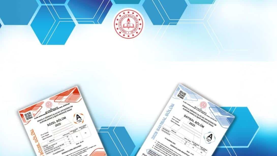 LGS KAPSAMINDAKİ MERKEZÎ SINAV TAMAMLANDI, SORU KİTAPÇIKLARI YAYIMLANDI.